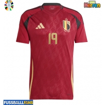 Belgien Johan Bakayoko #19 Heimtrikot EM 2024 Kurzarm